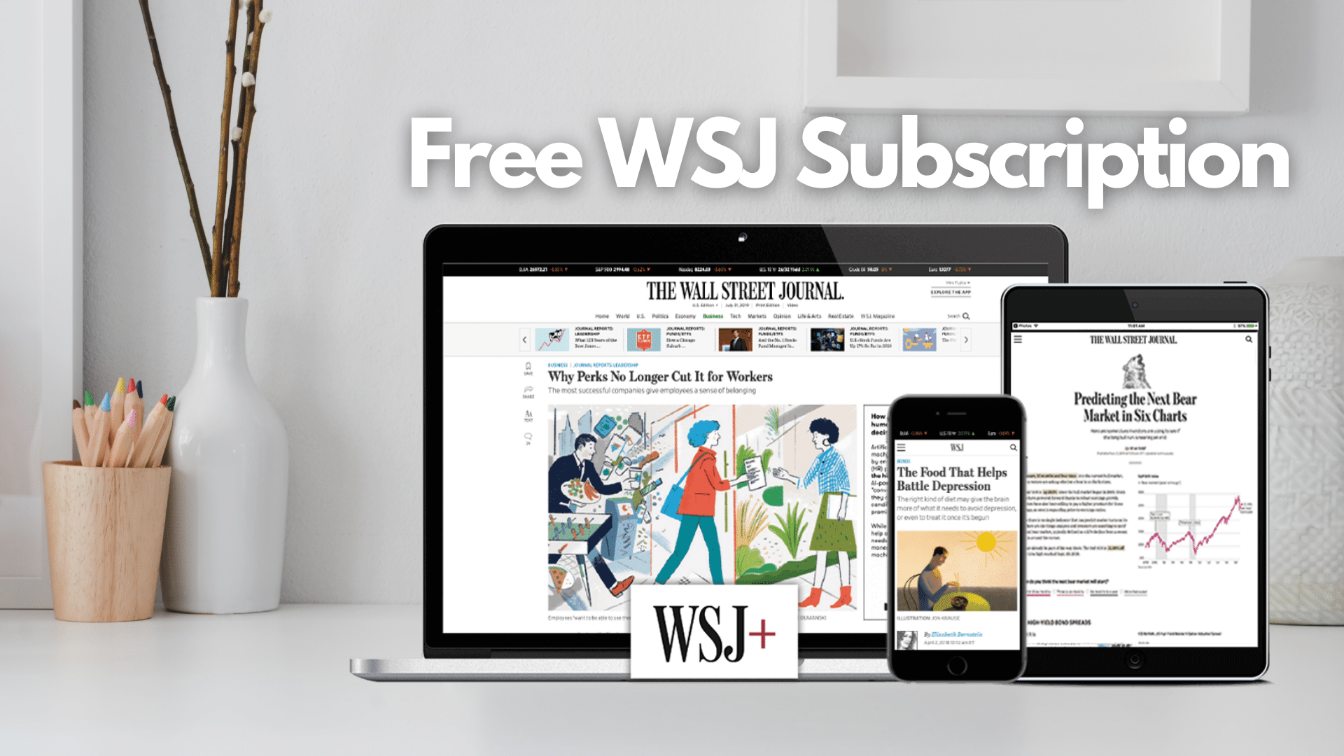 how to get wall street journal free subscription